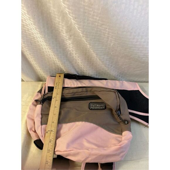 Outward Hound dog pet carrier pack pink brown Medium M - Picture 3 of 7